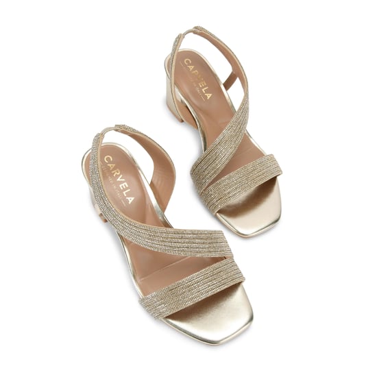 Carvela  Gala Block Jewel Wide Fit Sandals - Image 2