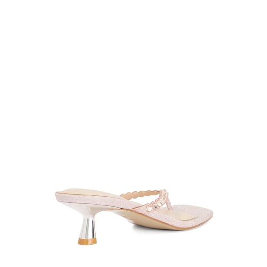 Dune Ladies Mexicos - Embellished Kitten Heel Toe Post Sandals - Image 4