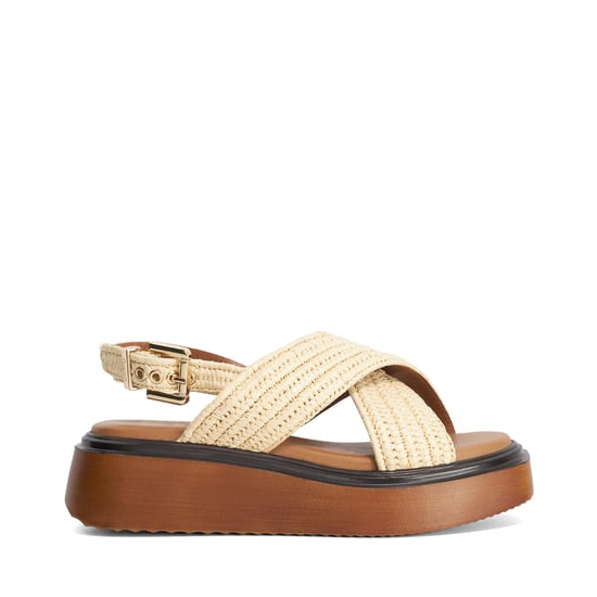 Dune Ladies Lovess - Wooden Sole Flatform Sandals - Image 2