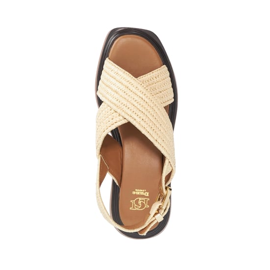 Dune Ladies Lovess - Wooden Sole Flatform Sandals - Image 3