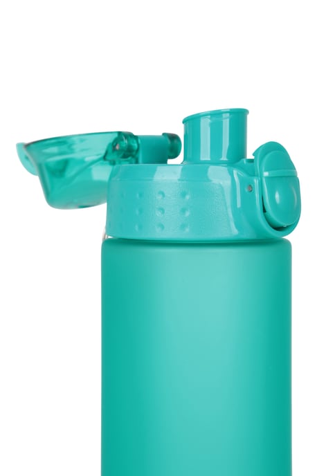 BPA Free Plastic Water Bottle Lightweight Easy Clean Leakproof Push Lid Teal - Image 6