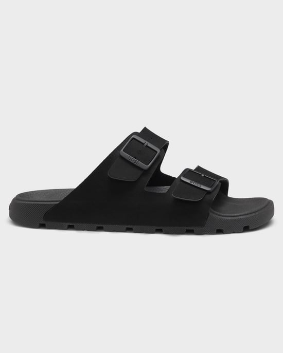 Surfley Slides in Black - Image 2