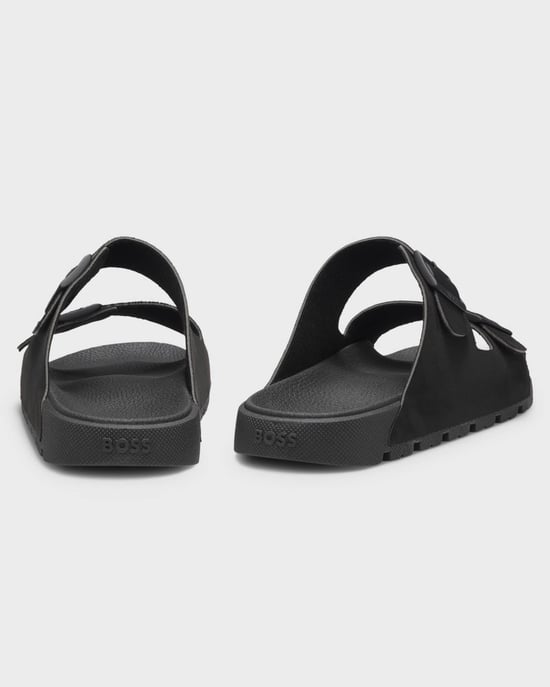 Surfley Slides in Black - Image 3