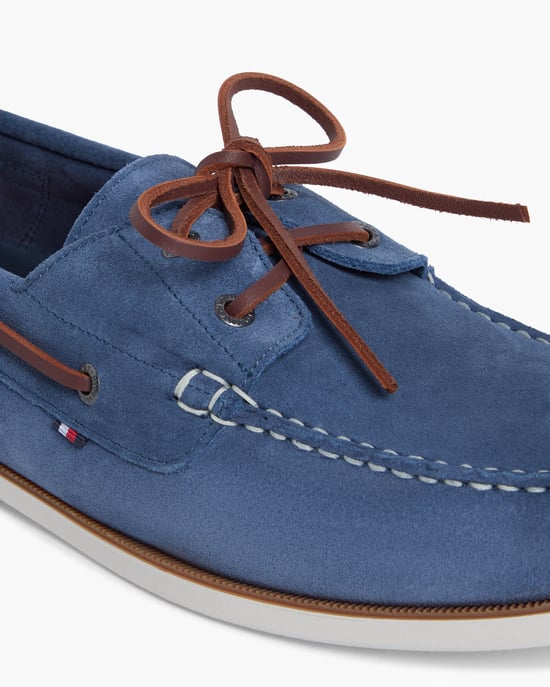 Core Boat Shoe in Medium Blue - Image 2
