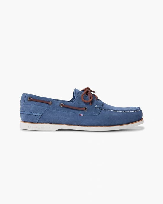 Core Boat Shoe in Medium Blue - Image 5