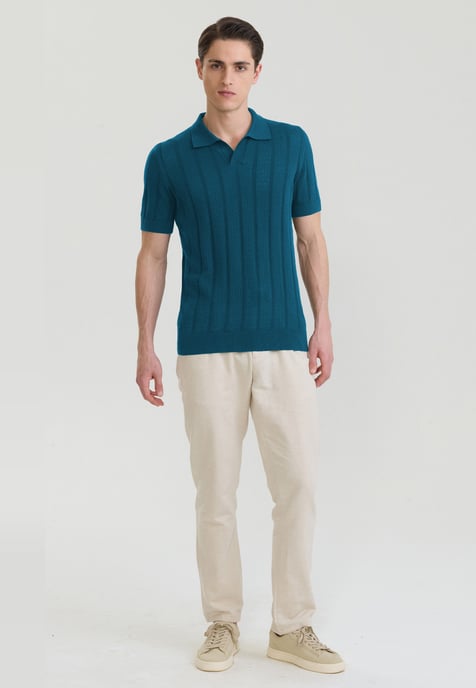 Polo Shirt Short Sleeve Knit Polo Shirt Short Sleeve - Image 2