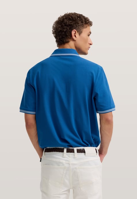 Bugatti Herren Polo Modern Fit van puur katoen - Image 2