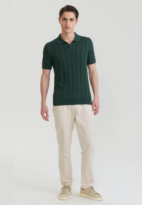 Polo Shirt Short Sleeve Knit Polo Shirt Short Sleeve - Image 2