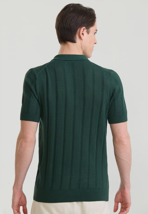 Polo Shirt Short Sleeve Knit Polo Shirt Short Sleeve - Image 3
