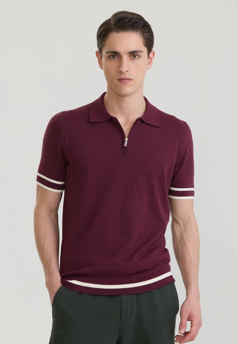Polo Shirt Short Sleeve Polo Shirt Short Sleeve With Zipper - Image 1