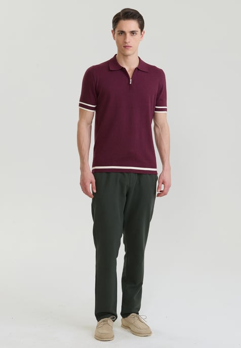 Polo Shirt Short Sleeve Polo Shirt Short Sleeve With Zipper - Image 2