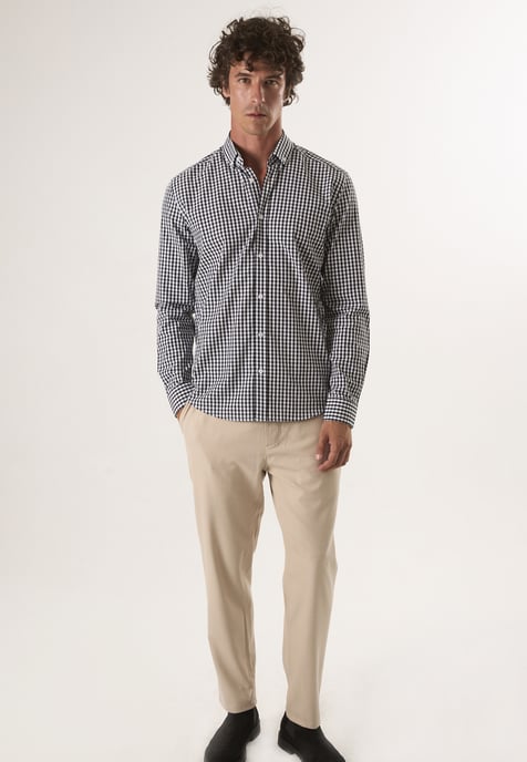 Shirt Plaid Long Sleeve Shirt - Image 2