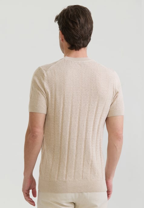T-Shirt Knit Polo Shirt Short Sleeve - Image 3
