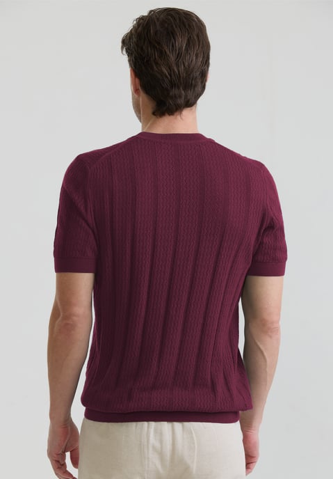 T-Shirt Knit Polo Shirt Short Sleeve - Image 3
