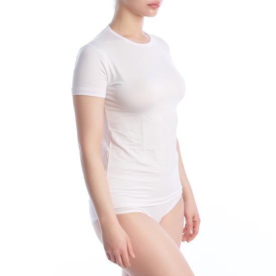 Kvinnors T-shirt i bambu med kort ärm Q715 - Image 3