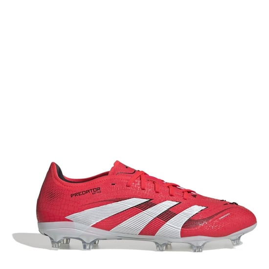Men's adidas Predator Pro Firm Ground Football Boots in Red/White - Image 1
