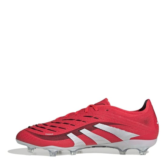 Men's adidas Predator Pro Firm Ground Football Boots in Red/White - Image 2