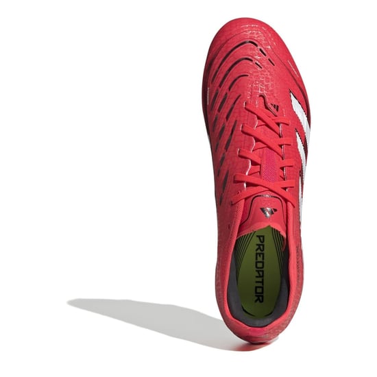 Men's adidas Predator Pro Firm Ground Football Boots in Red/White - Image 5