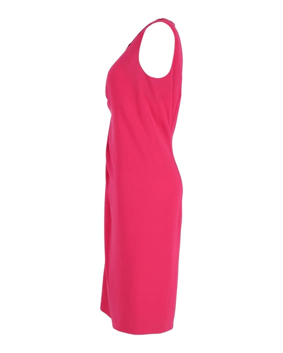 Joseph Ruched Sleeveless Dress in Pink Acetate - Image 2