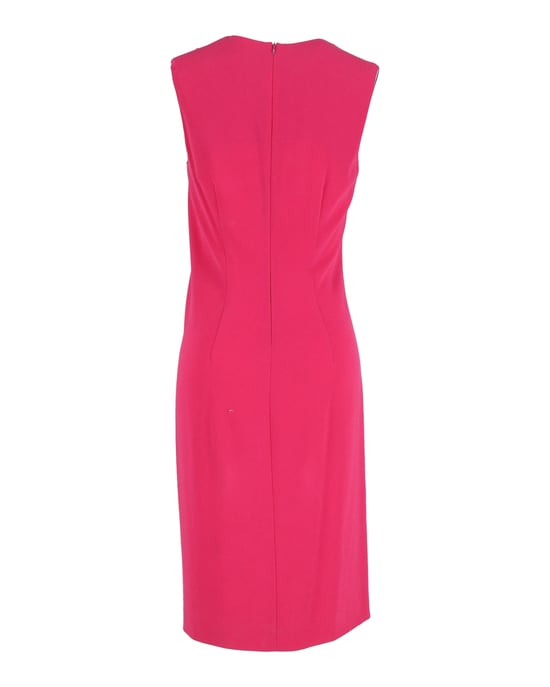Joseph Ruched Sleeveless Dress in Pink Acetate - Image 3