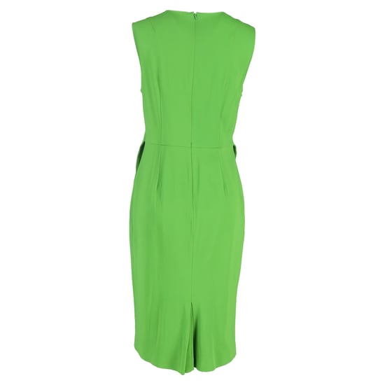 Sportmax gelaagde midi-jurk in groene viscose - Image 3
