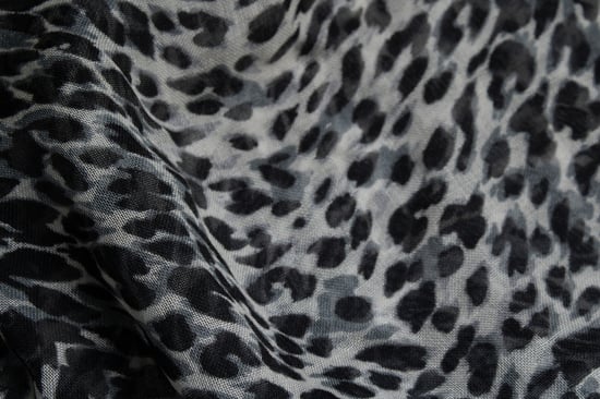 Saint Laurent, leopardspritt kvadratisk scarf - Image 4