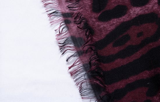 Dolce & Gabbana, leopard printed scarf in purple - Image 5