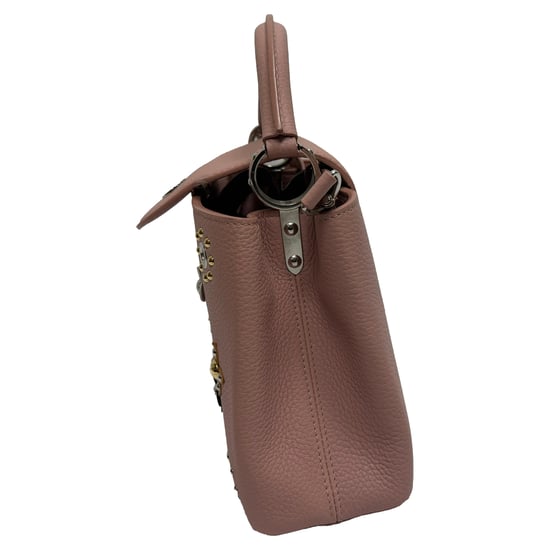 Louis Vuitton Mechanical Flowers Capucines BB Magnolia Bag in Pink Taurillon Leather - Image 3