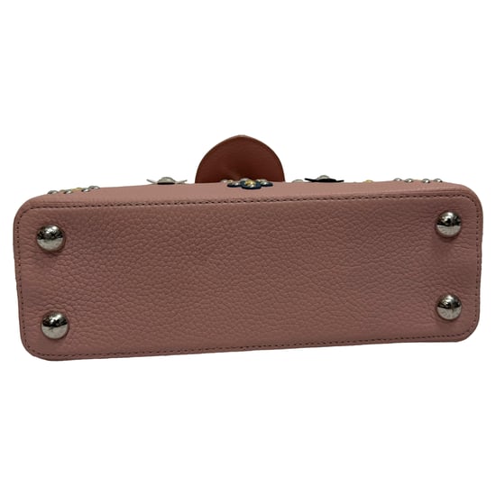 Louis Vuitton Mechanical Flowers Capucines BB Magnolia Bag in Pink Taurillon Leather - Image 4