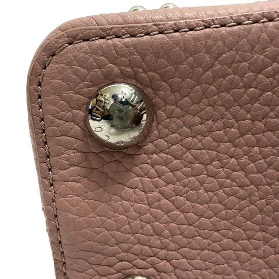 Louis Vuitton Mechanical Flowers Capucines BB Magnolia Bag in Pink Taurillon Leather - Image 5