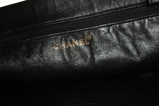 Chanel, Grand shopper in black lambskin leather - Image 4