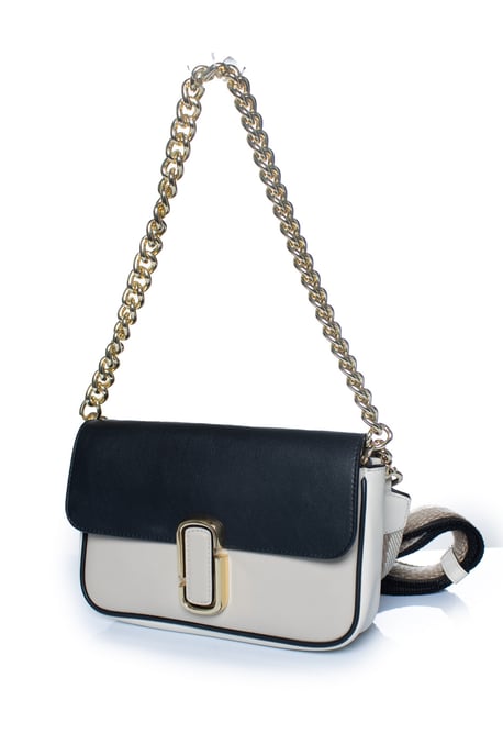 Marc Jacobs, J Marc schoudertas in beige/zwart - Image 2