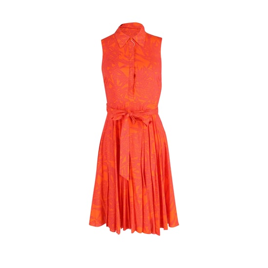 Diane Von Furstenberg Harmony Lepic-klänning i orange viskos - Image 1