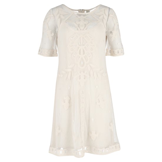 Temperley London mesh jurk tot op de knie in wit polyester - Image 1