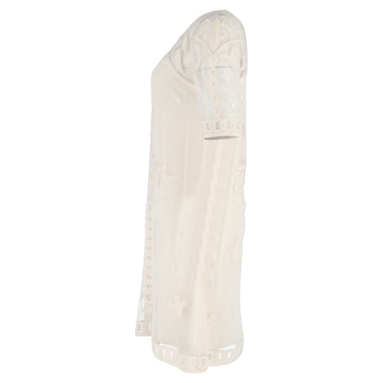 Temperley London mesh jurk tot op de knie in wit polyester - Image 2