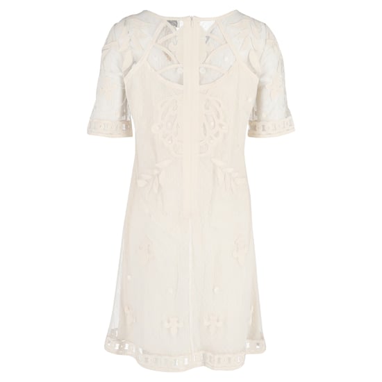 Temperley London mesh jurk tot op de knie in wit polyester - Image 3