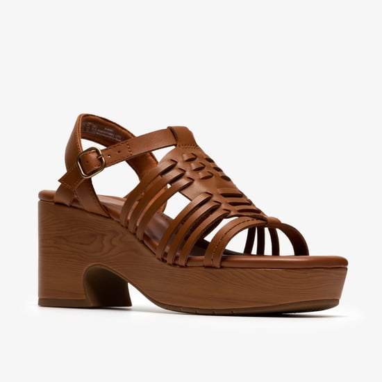 Nerisa May Tan Leather Sandals - Image 4