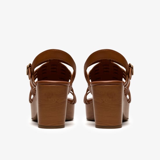 Nerisa May Tan Leather Sandals - Image 5