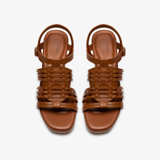 Nerisa May Tan Leather Sandals - Image 6