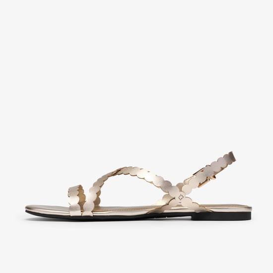 Kediri Strap Gold Sandals - Image 2
