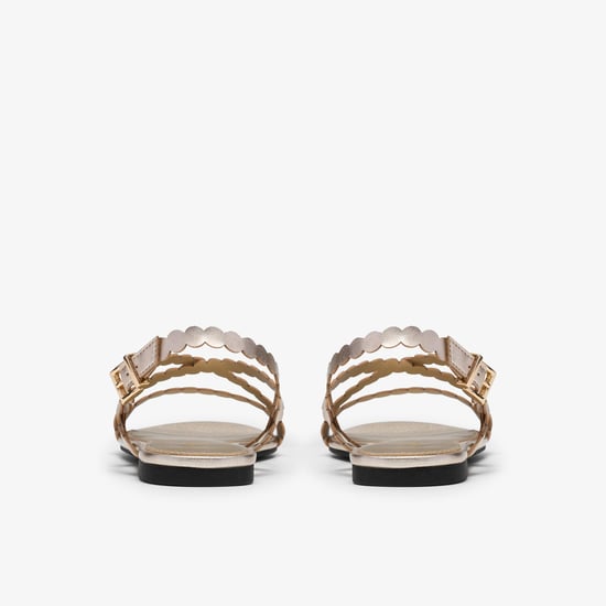 Kediri Strap Gold Sandals - Image 5