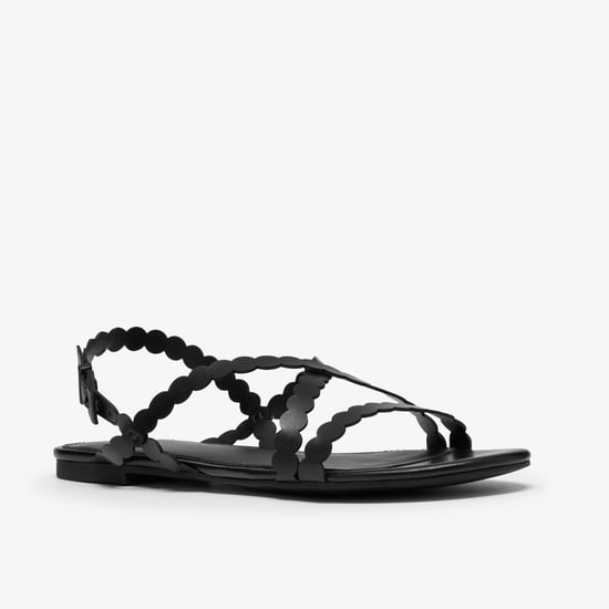 Kediri Strap Black Sandals - Image 4