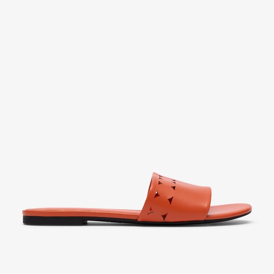 Kediri Mule Orange Sandals - Image 1
