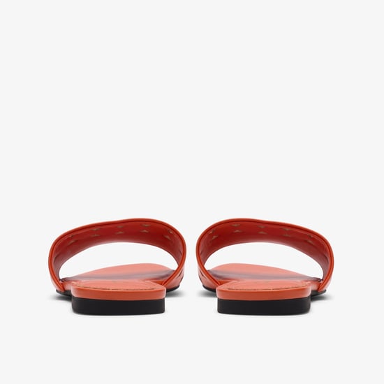 Kediri Mule Orange Sandals - Image 5