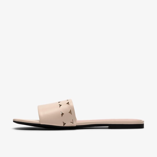 Kediri Mule White Sandals - Image 2