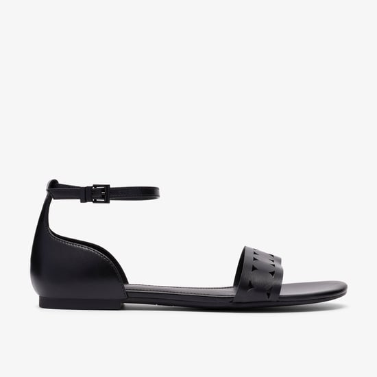 Kediri Part Black Sandals - Image 1