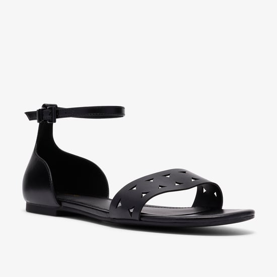 Kediri Part Black Sandals - Image 4