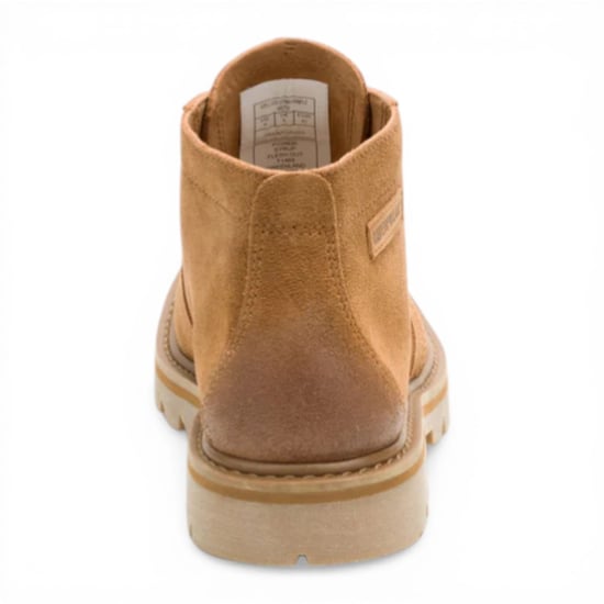 CAT (Caterpillar) Tan Leather Hiking Mid-Cut Chukka Ankle Boots - Grader - Image 6