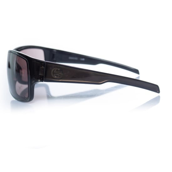 Gucci, shield sunglasses in black - Image 5