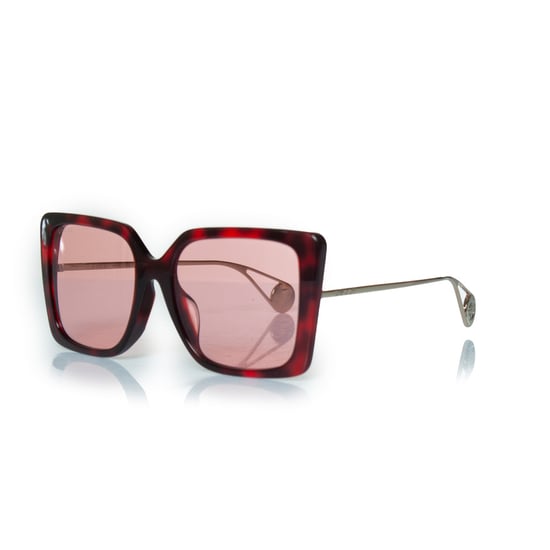 Gucci, rosa oversized Havana solglasögon - Image 2